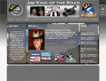 Tablet Screenshot of jimkingoftheroad.com